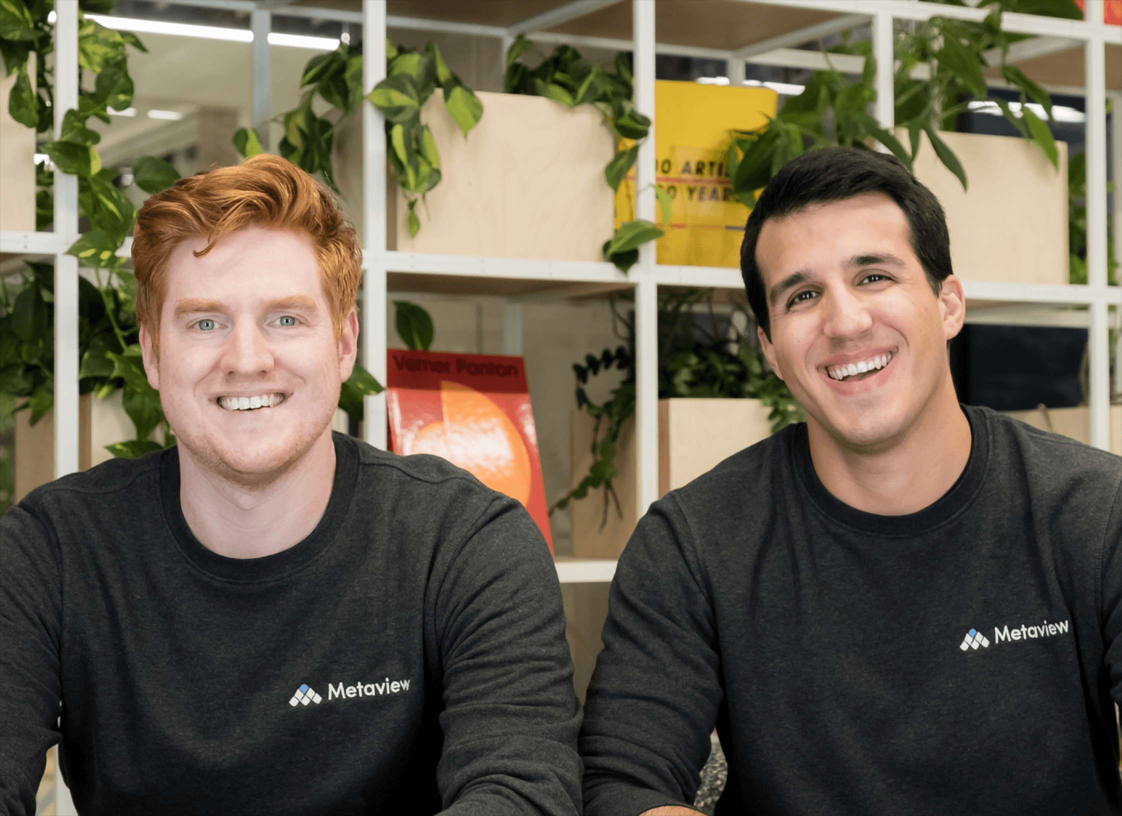 Siadhal Magos and Shahriar Tajbakhsh, co-founders of Metaview