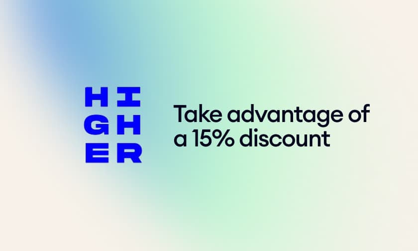 Take advantage of a 15% discount for the first year