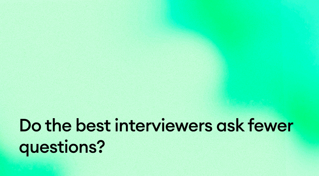 Interview question counts: what they show and what they don’t