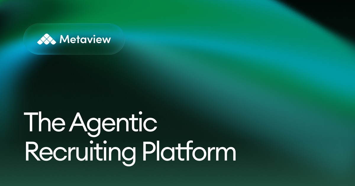 Metaview Agentic Recruiting Platform website preview